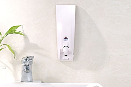 موزع فندقي مع زجاجة قابلة لإعادة التعبئة